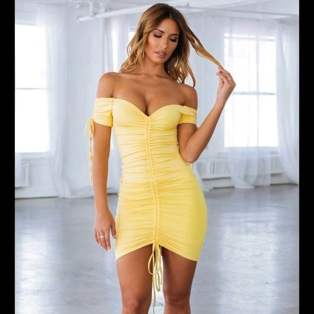 Babyboo yellow dress